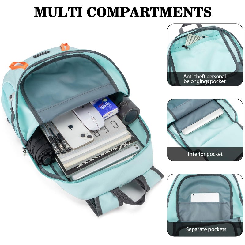 BAGPARKK Hiking Backpack Large 35L Travel Backpacks for Men Women Water Resistant Ultra Lightweight Foldable Packable Camping Daypack for Outdoor Sports - Image 2